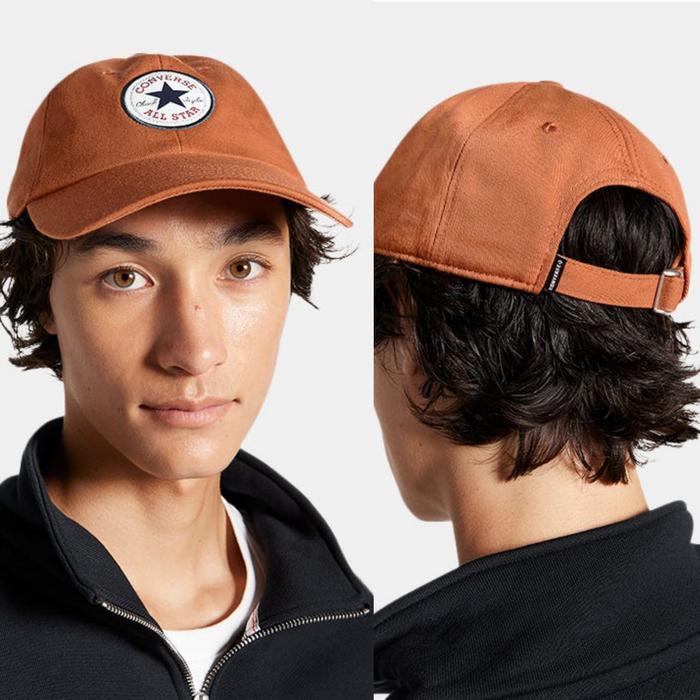 Topi Converse Tipoff Baseball Cap MPU Original BROWN - TOPI SNAPBACK POLIESTER KATUN CASUAL
