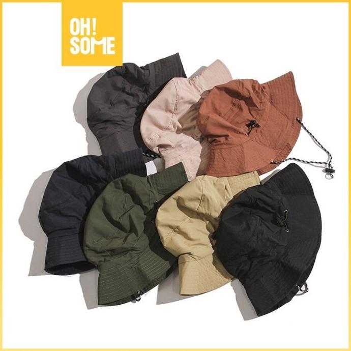 ~habiby OHSOME DYLEE & LYLEE Waterproof Bucket Hat Topi Bucket Anti Air Pria Wanita