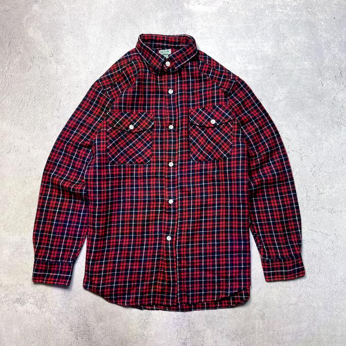 Kemeja Flanel Wool Asics Size L Second