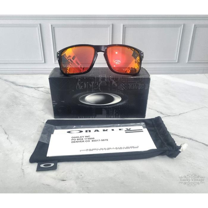 Oakley Kacamata Holbrook Ruby Plasma Fire Polarized Original