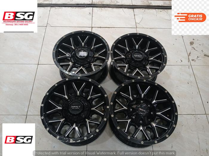 VELG MOBIL BEKAS TYPE IMPACT OFF ROAD R17 X9 6X139 ET0 B/P