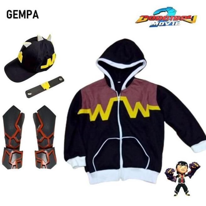 KOSTUM LENGKAP BOBOIBOY GEMPA