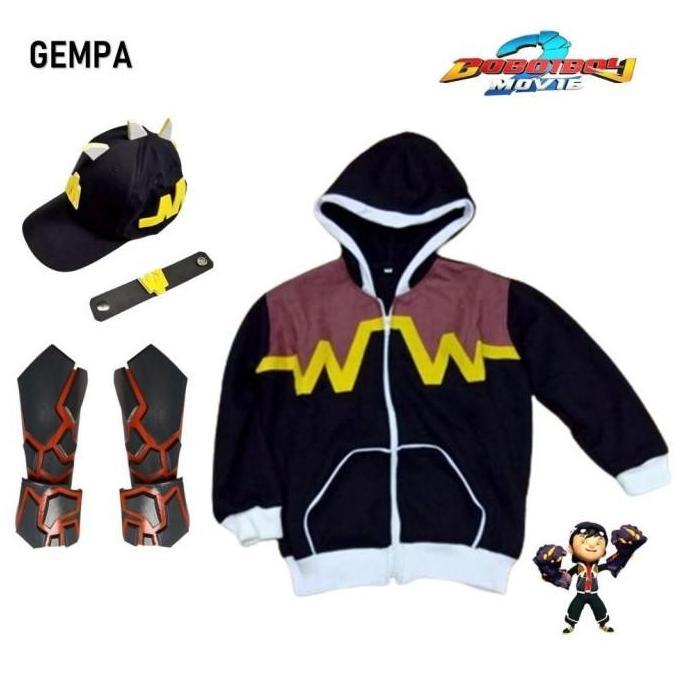 KOSTUM LENGKAP BOBOIBOY GEMPA
