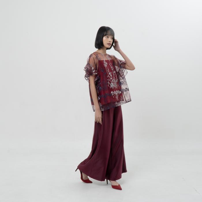 Clemence - Kenzo Top - Maroon