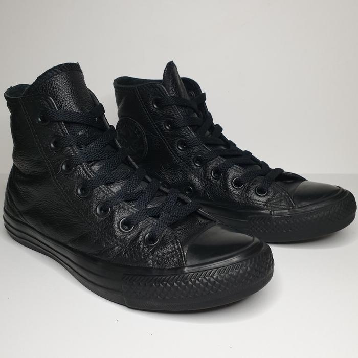 CONVERSE CT AS High Leather Mono Black Original