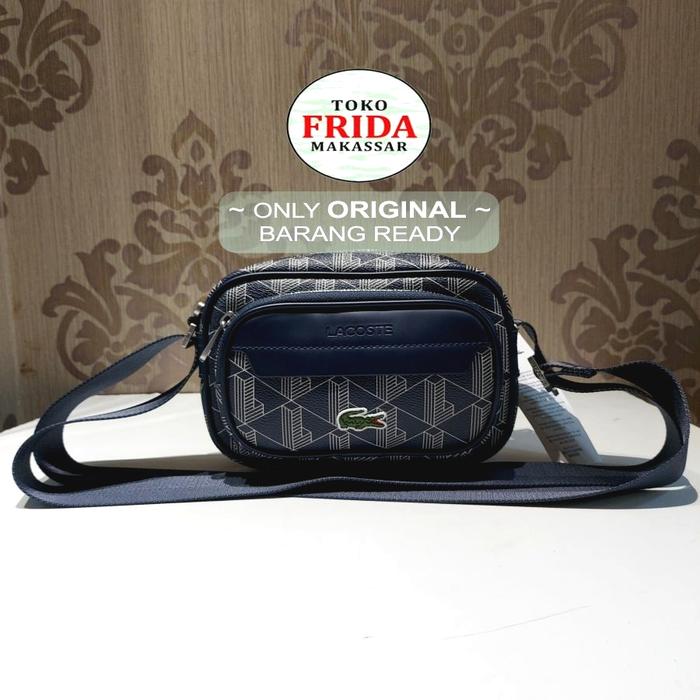 Lacoste Original Tas Selempang Mini Pria Art:NH4418BG-M83 Size:One Size