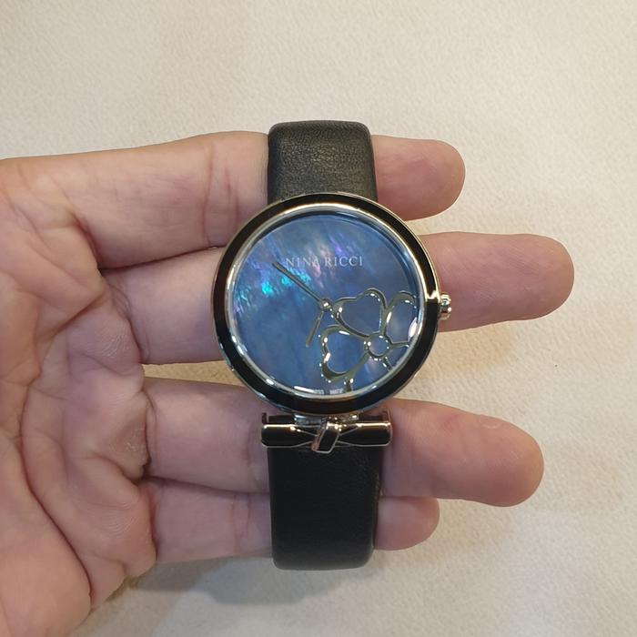 Jam Tangan Wanita Nina Ricci Quartz Leather Setrap