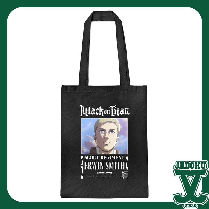 Totebag Tote Bag Anime Attack On Titan AOT - Erwin Smith