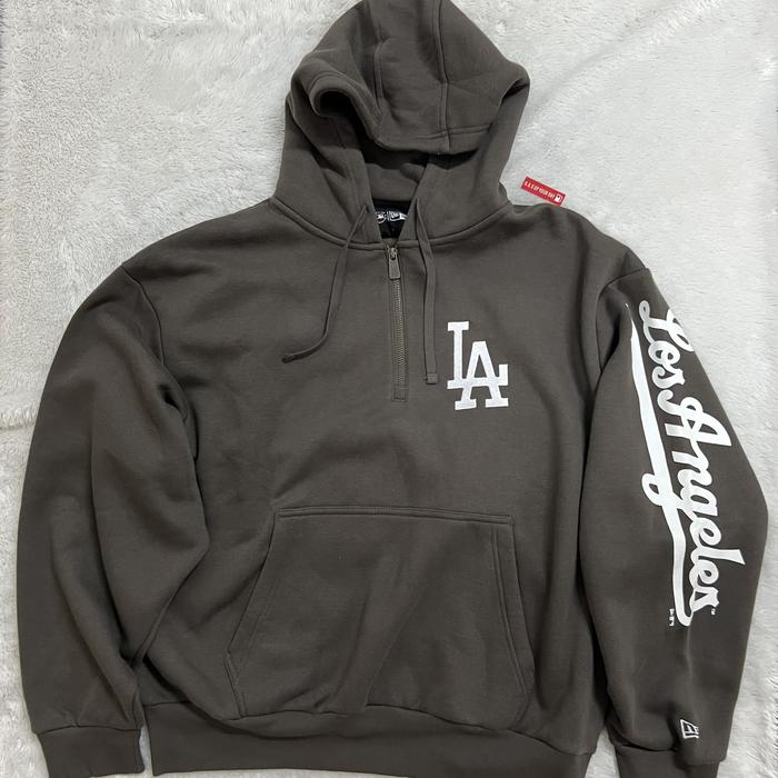 NEW ERA MLB LA LOS ANGELES HOODIE DARK GREY