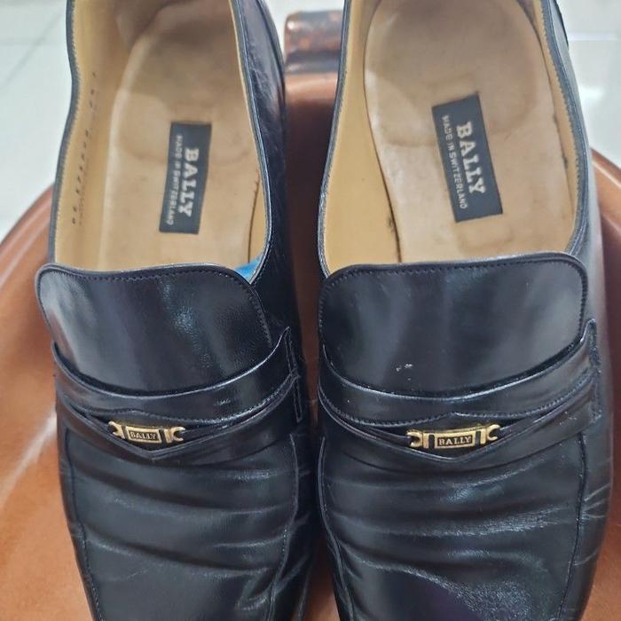 sepatu kulit asli bally second
