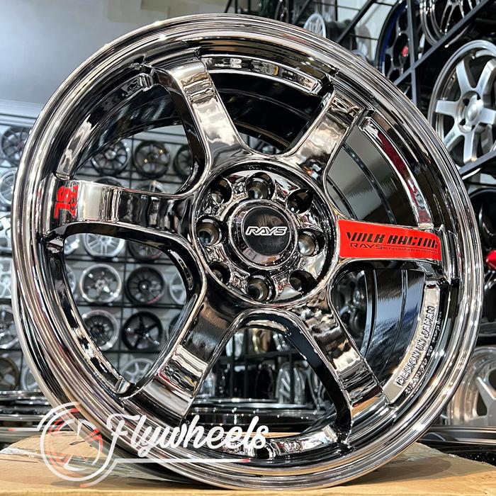 VELG RAYS TE37 RING 16 BLACK CHROME