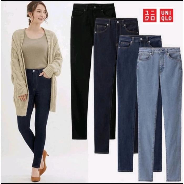Celana Panjang GU By Uniqlo Skinny Jeans Wanita Celana Panjang Women Original