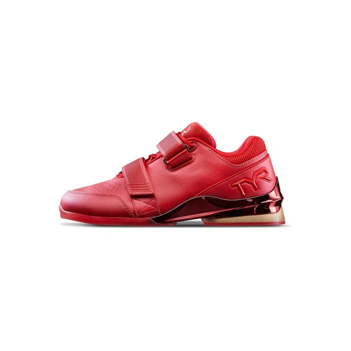 TYR TYRFORCE Elite Carbon Lifter Red Wide Toe Box Lifting Shoes Sport Force Squats Weightlifter Olym