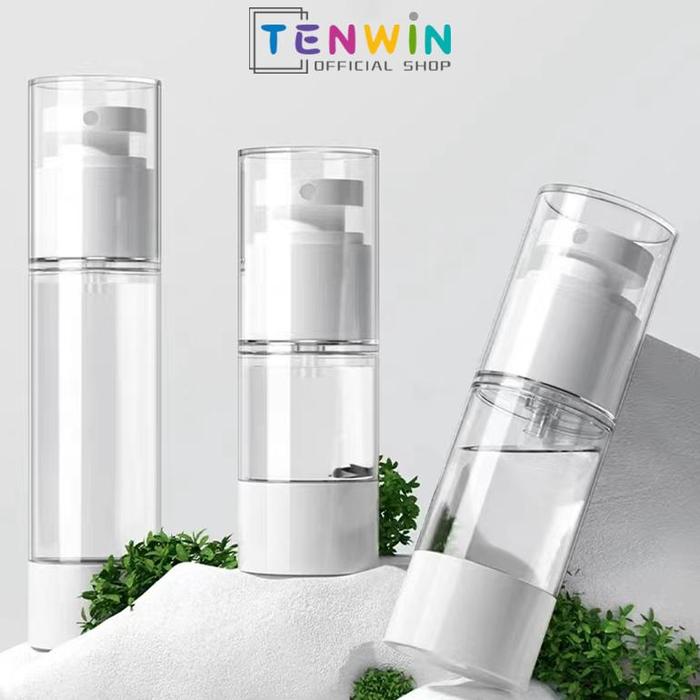 Botol Airless Pump Botol Lotion 15ml 30ml 50ml 80ml 100ml-Tenwin