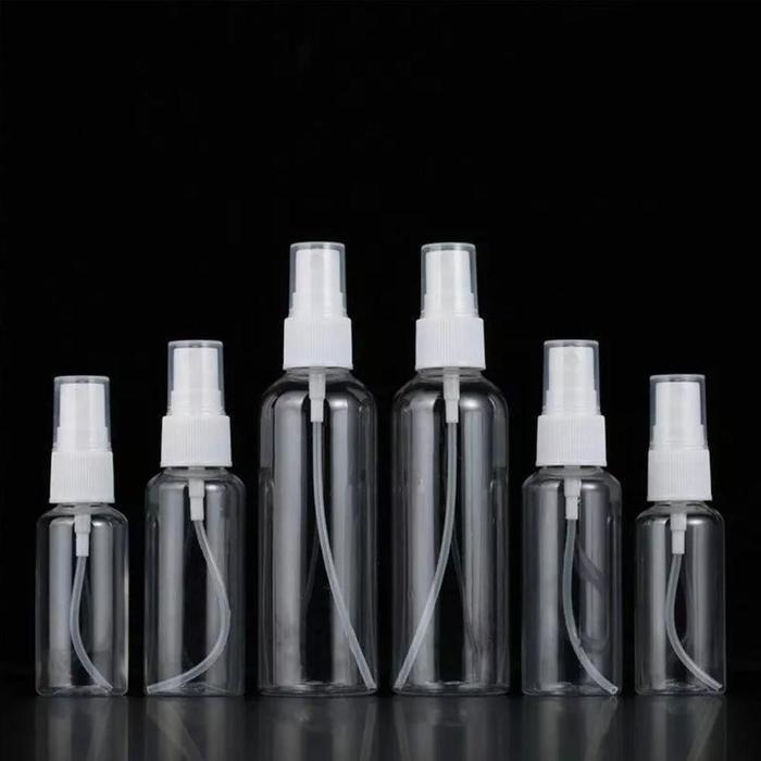 BOTOL SPRAY TRANSPARAN KOSONG BAHAN PLASTIK BERKUALITAS 100ML BOTOL SPRAY