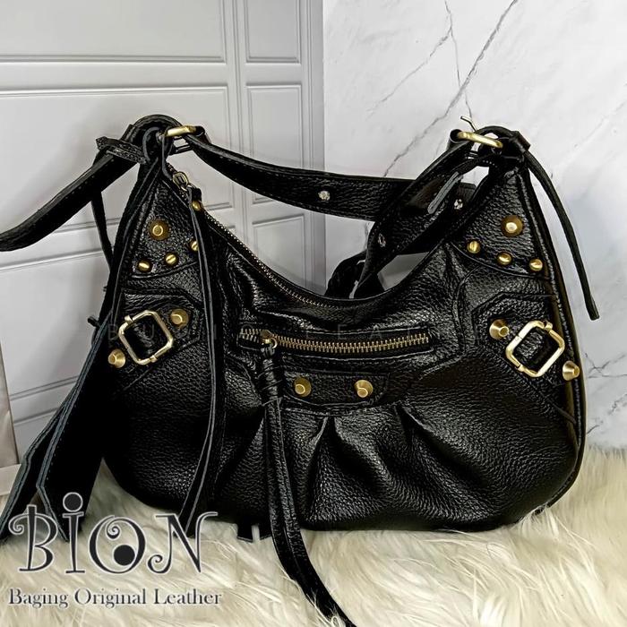New Size M Bion Leather Bn006 Tas Kulit Wanita Bion Leather Tas Papirut Kulit Asli Garut
