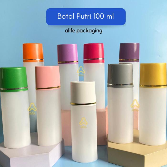 Botol Putri 100 ml | Botol Sabun 100 ml | Botol Cleanser 100 ml | Botol Kosmetik | BOTOL 100 ml