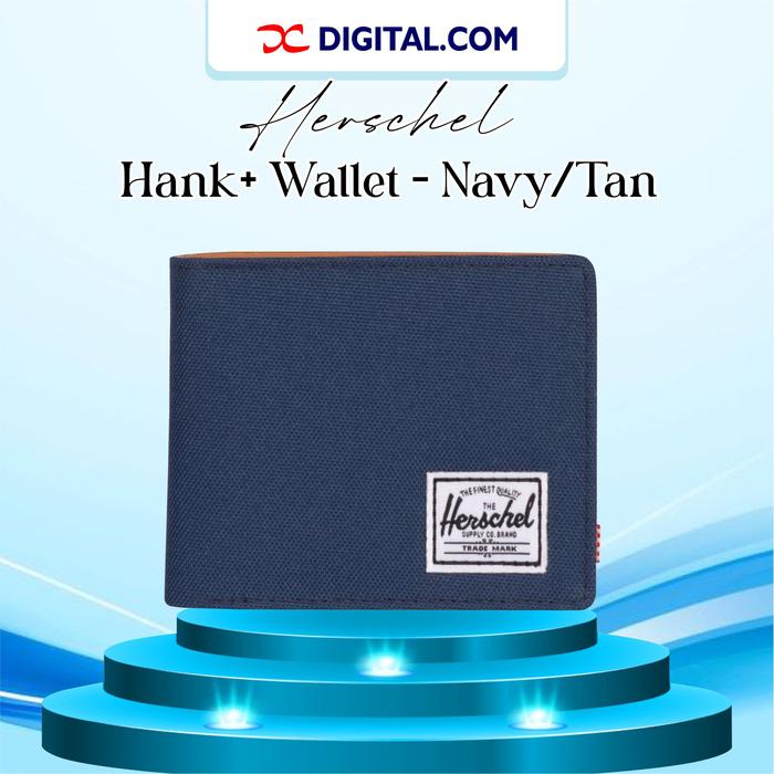 Herschel Hank+ Wallet - Navy/Tan Original BNWT