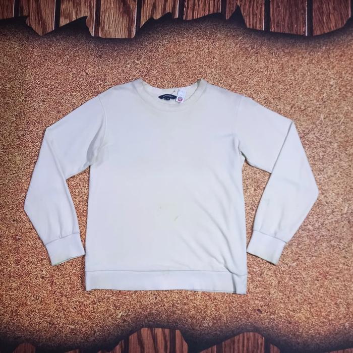 Sweater/Crewneck BEAN POLE Putih Tulang