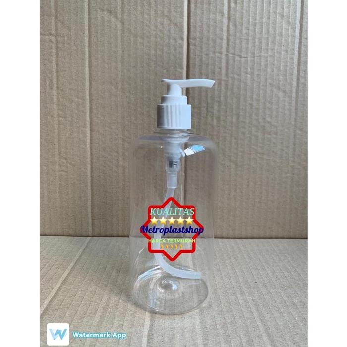Botol pump 500 ml PET hand soap lotion sabun 500ml