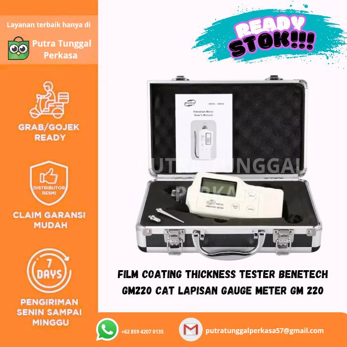 Film Coating Thickness Tester Benetech GM220 Cat Lapisan Gauge Meter GM 220