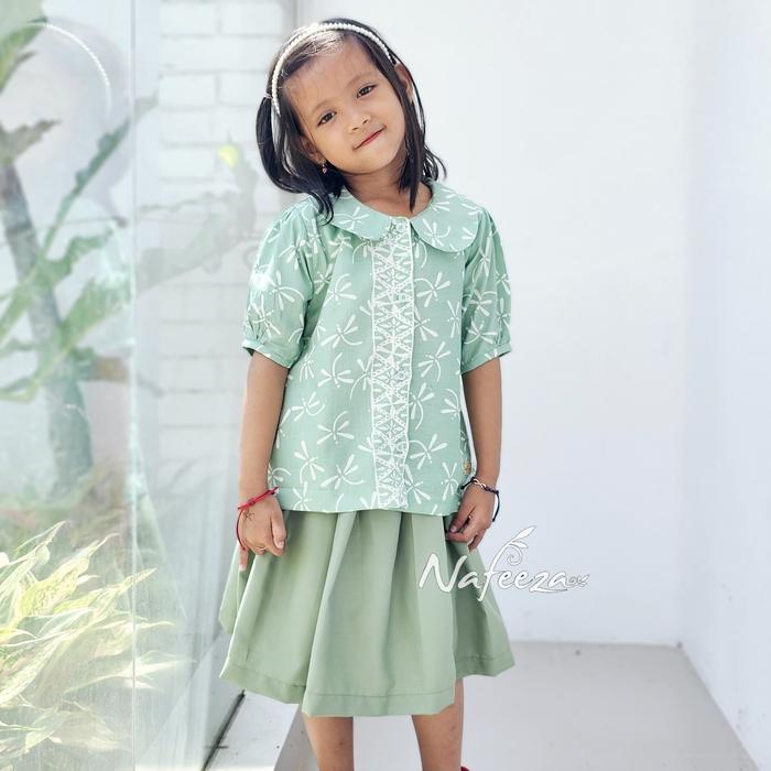 Seragam Batik Anak Sekolah Kemeja Blouse Atasan Koko Setelan Baju TK PAUD SD SMP SMA