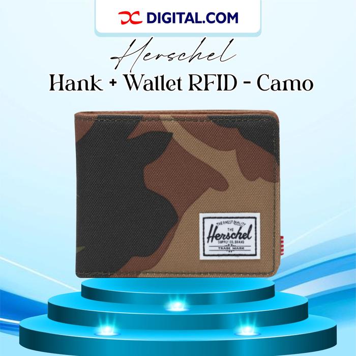 Herschel Hank + Wallet RFID - Camo Original BNWT