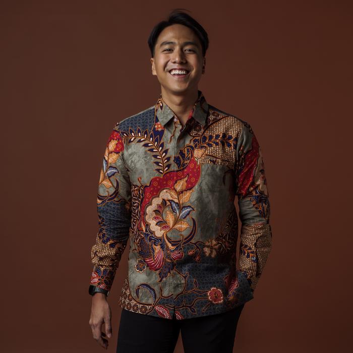 Kharis - Mandalas Kemeja Batik Pria Premium Lengan Panjang