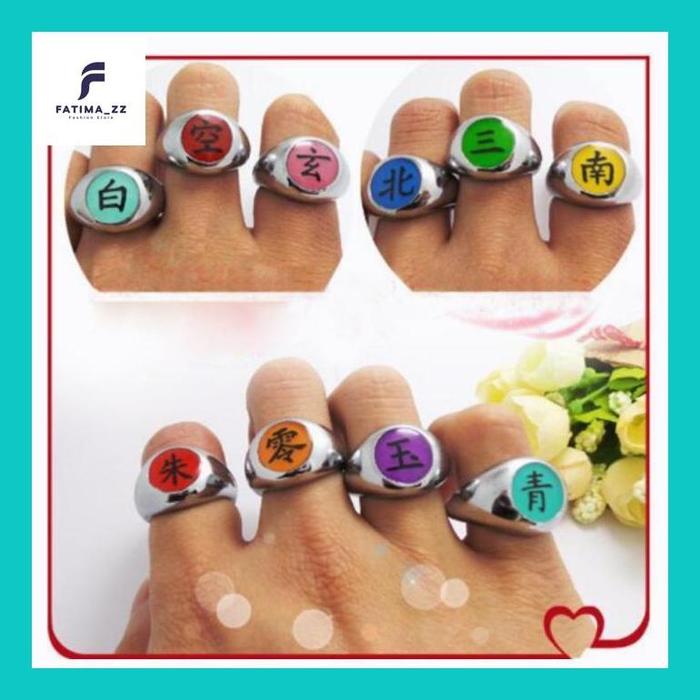 Fatim/// Cod Cincin Akatsuki Ninjaas Sasori Itachi Hidan Deidara Pein Untuk Pria / Wanita F