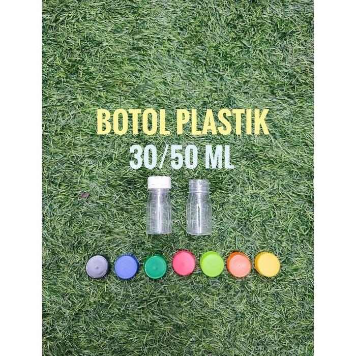 Botol Plastik 30ml 50ml / Botol Zam Zam / Botol Jelly / Botol Kapsul SN LN