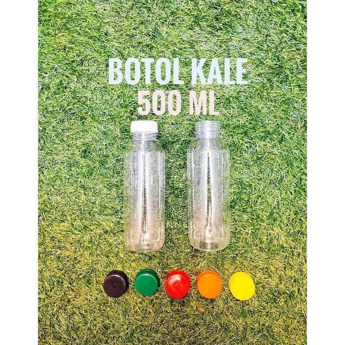30 31 Botol Kale 500ml / Botol Plastik 500ml / Botol Jus / Botol Kopi Susu