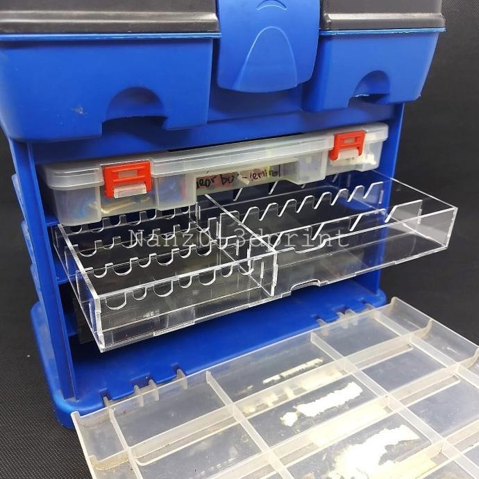 Tamiya Laci Ban Velg & Dinamo Motor Krisbow Masterspace Mini 4WD Kotak Box Tas Part Aksesoris Perkak
