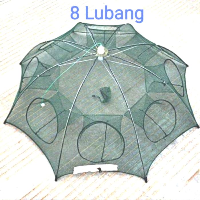 Jaring payung / bubu payung 8 lubang perangkap ikan udang kepiting