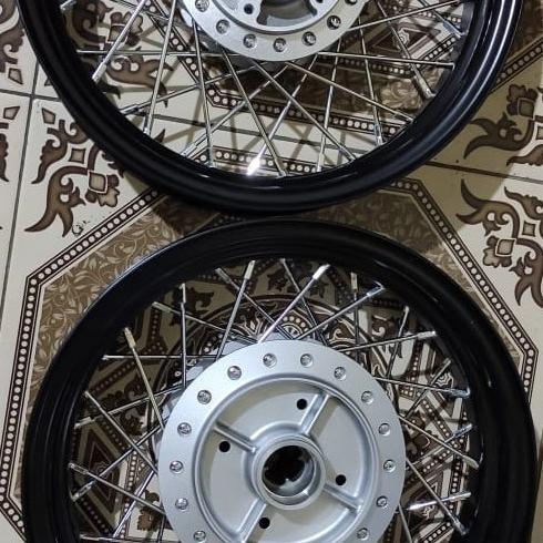 velg ring 12 jari jari depan cakram belakang belakang tromol motor min