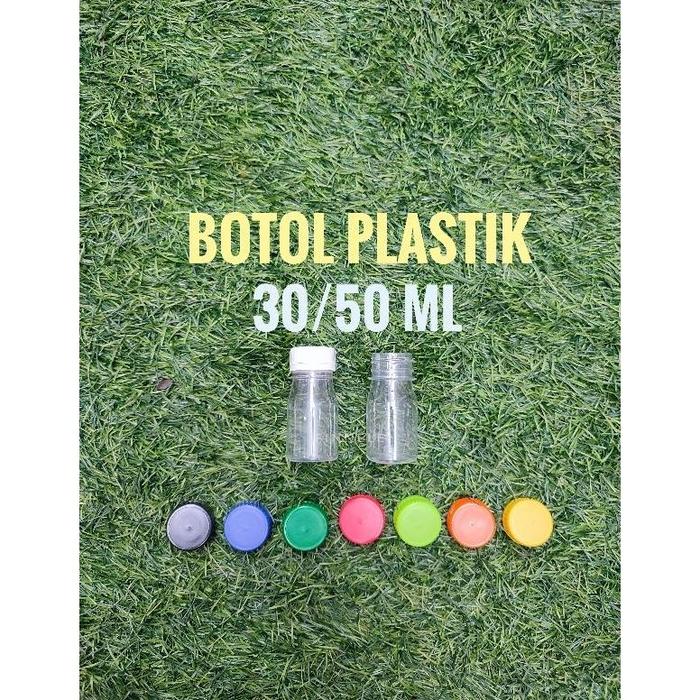 Botol Plastik 30ml 50ml / Botol Zam Zam / Botol Jelly / Botol Kapsul SN LN