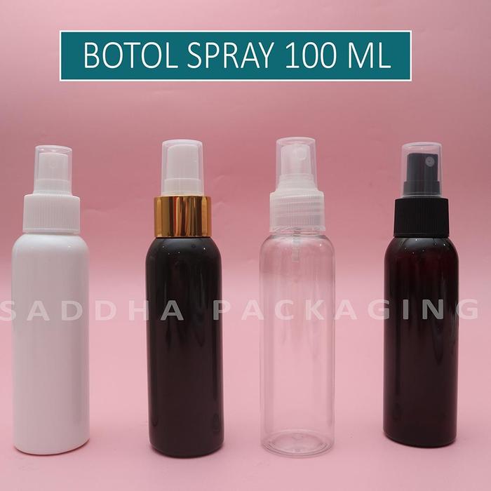 Botol Spray 100ml Plastik PET/ Botol Parfum Hand Sanitizer 100 ml / Botol Sprayer Refill Serbaguna