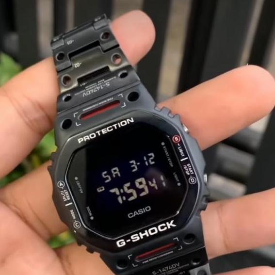 [BARU] GSHOCK DW5600BB CUSTOM VIRTUAL ARMOR