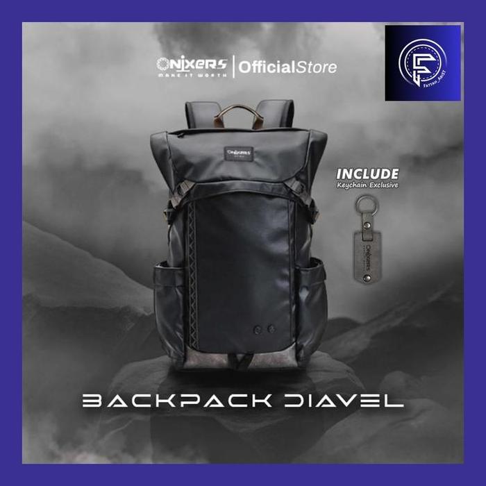 Fatt** Onixers DIAVEL Tas Backpack Pria Waterproof