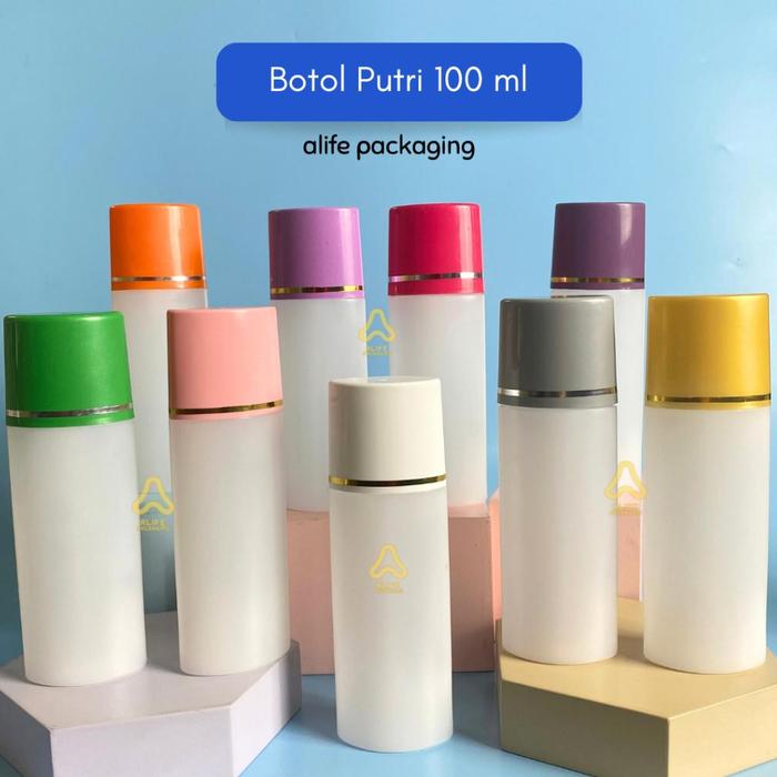 Botol Putri 100 ml | Botol Sabun 100 ml | Botol Cleanser 100 ml | Botol Kosmetik | BOTOL 100 ml