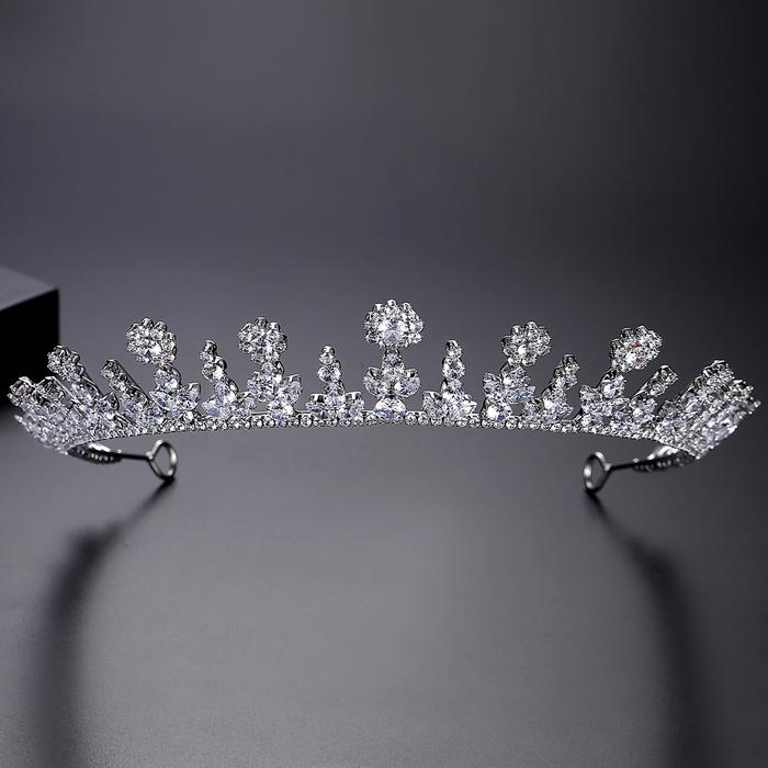 Ashura Zircon - Zircon Premium - Wedding Crown - Handmade zircon - Mahkota Bridal