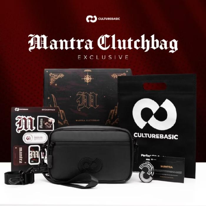 Culture Basic Mantra Handbag Tas Selempang Pria Multipungsi