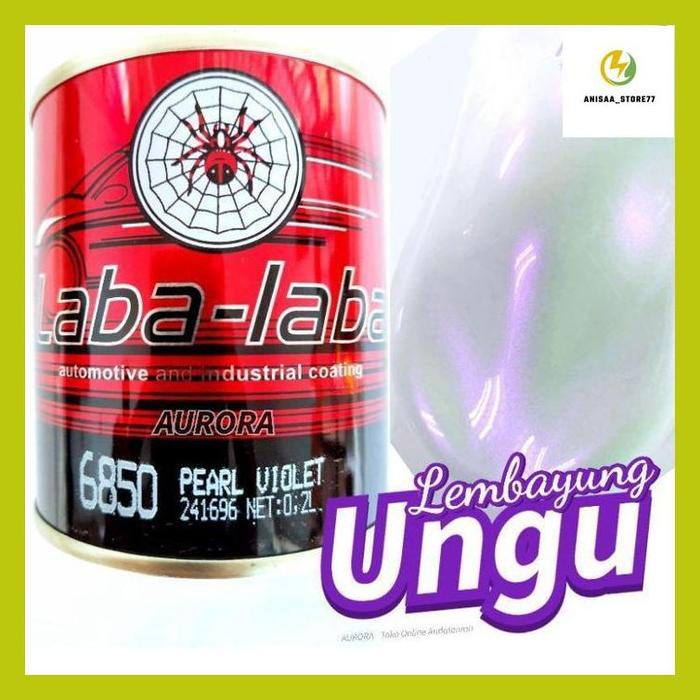 Annis_ Cat Lembayung Purple Laba Laba Pearl Violet Mutiara Spider Labalaba 1Liter