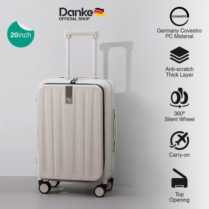 Danke Top Load Signature 20inch H9860-20 - Koper 20in Buka Atas Anti Gores Baret Pecah Tahan Banting