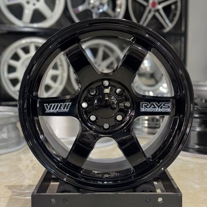 velg racing ring 16 RAYS TE37 PCD 4X100 - 4X114,3 velg mobil r16 et 38 raize Xenia freed city Avanza
