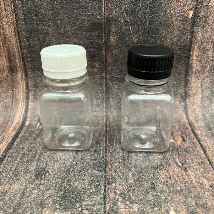 Botol Minisquare 50ml Kotak LN / Botol Kapsul