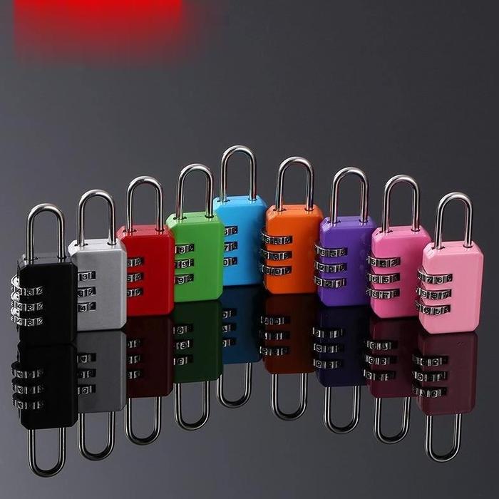 Gembok Koper Nomor / Gembok Anti Maling / Gembok Nomor / Gembok Angka Multifungsi / Gembok Pin /Gemb