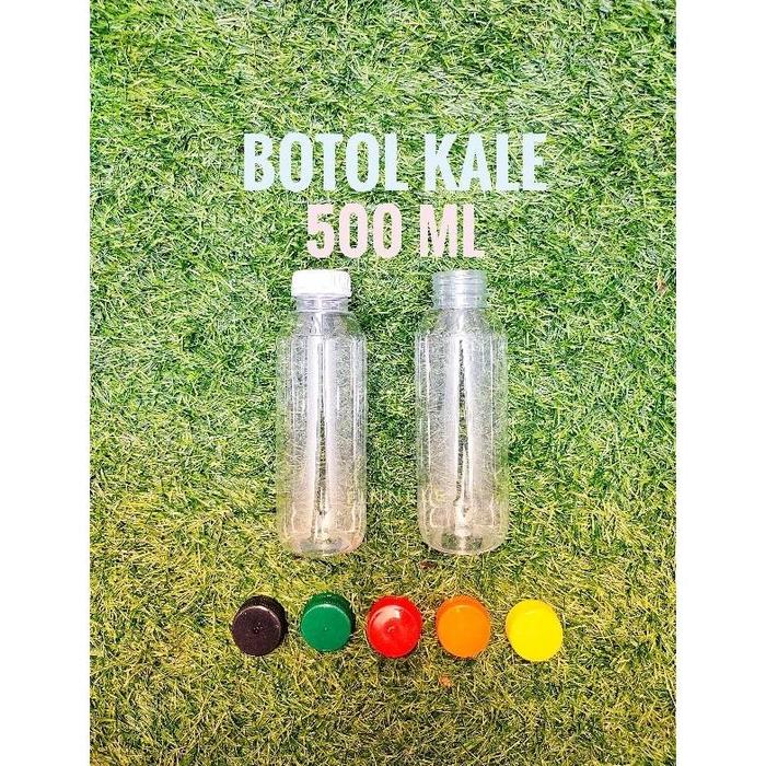 30 31 Botol Kale 500ml / Botol Plastik 500ml / Botol Jus / Botol Kopi Susu