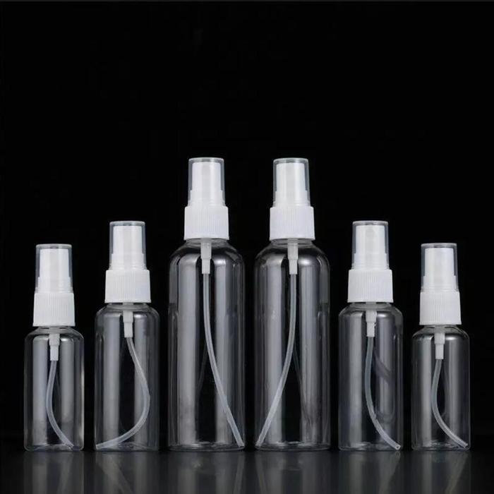BOTOL SPRAY TRANSPARAN KOSONG BAHAN PLASTIK BERKUALITAS 100ML BOTOL SPRAY