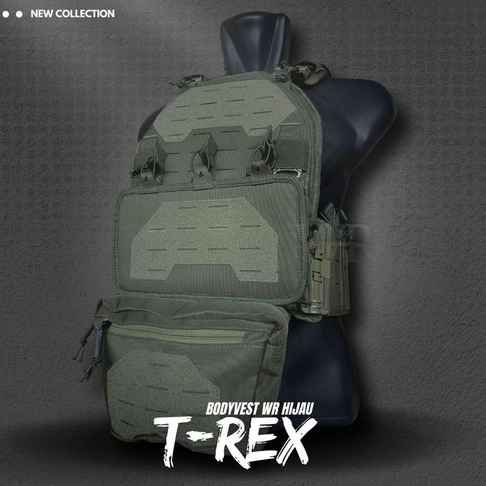 Bodyvest WR T-REX Hijau / Rompi Hijau / VEST / Bodyvest TREX / Bodyvest Hijau ROMPI tactical