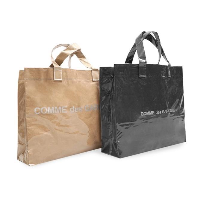 [BARU] CDG PVC KRAFT PAPER TOTE BAG